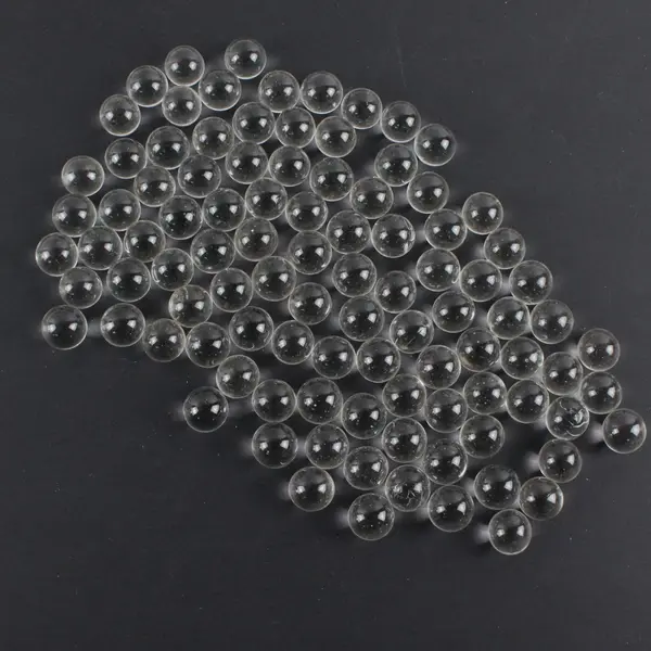Colony Crafts Clear Crystal Glass Marbles Partial Lot 175 Count Box