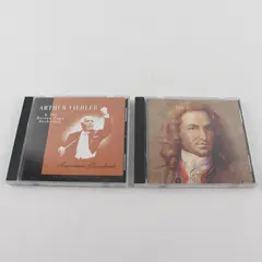 Lot of 2 CDs Arthur Fiedler Boston Pops Americana Cavalcade Bach Great Composers