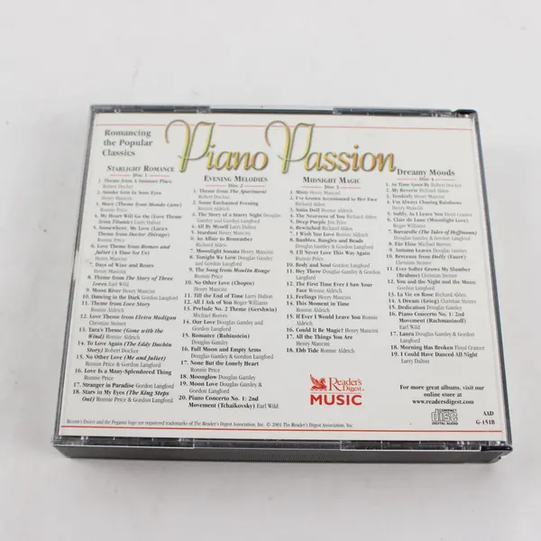 Reader's Digest Music Piano Passion 4 CD Set