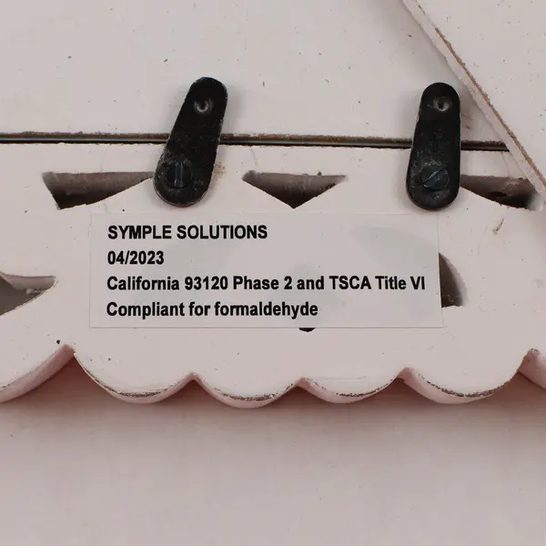Lot of 2 Simple Solutions Ornate White Photo Frames 5"x7" Shabby Chic, Desk Top 