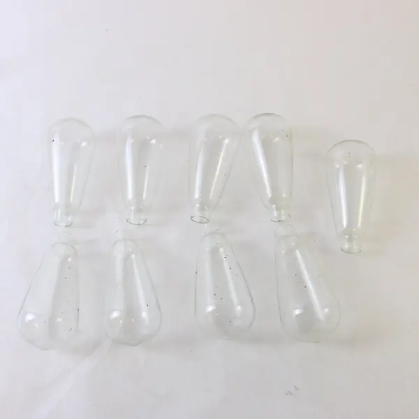 Rocket LED 10 Edison Bulb Warm White Light String W/ 7 Glass Bulb Covers