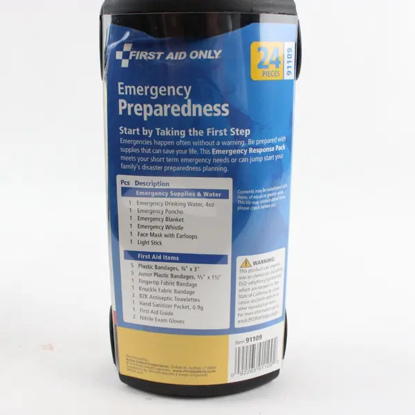 First Aid Only 91109 Emergency Preparedness 24-Piece Kit Exp 03/21