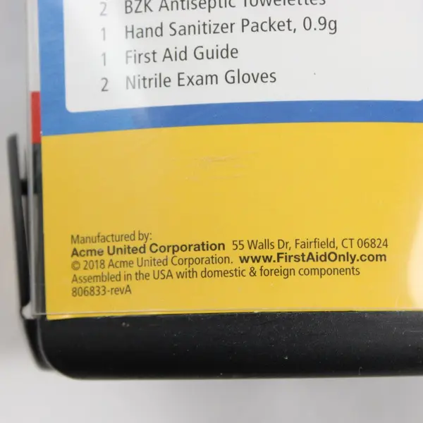 First Aid Only 91109 Emergency Preparedness 24-Piece Kit Exp 03/21