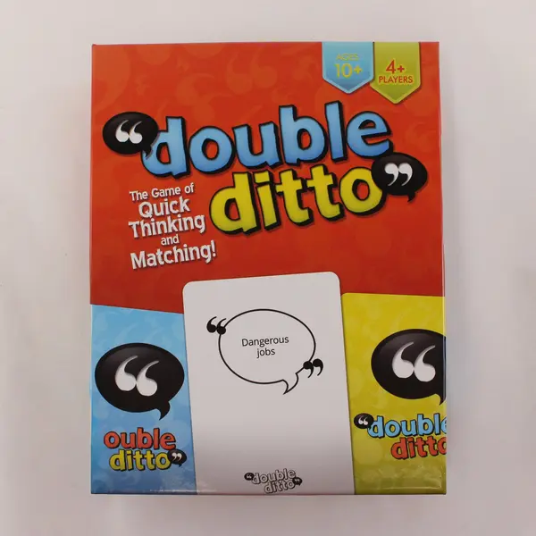 Inspiration Play Double Ditto Card Party Game Quick Thinking Matching Used