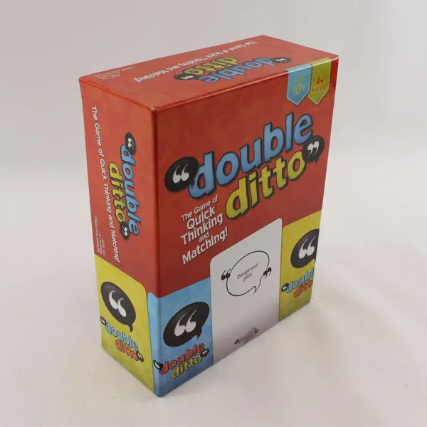 Inspiration Play Double Ditto Card Party Game Quick Thinking Matching Used