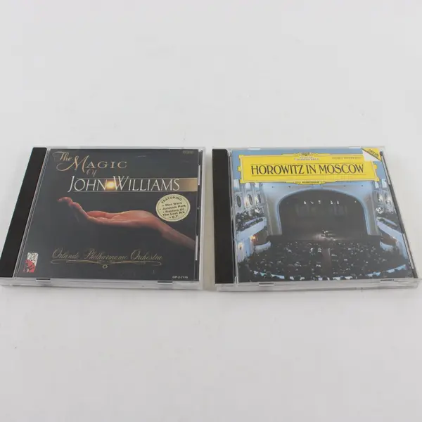 Lot of 2 CDs The Magic of John Williams Horowitz in Moscow Sold As Is