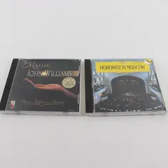 Lot of 2 CDs The Magic of John Williams Horowitz in Moscow Sold As Is