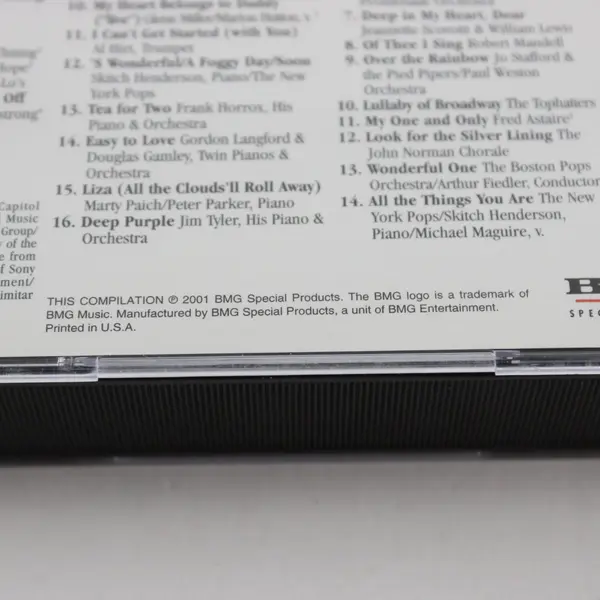 Reader's Digest The Gershwin Years 4 CD Set w/ Booklet 2001