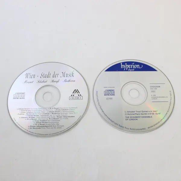 Lot of 3 CDs Hyperion Dyad Schubert Trout Quintet Wien Jerry Tlucek Sealed