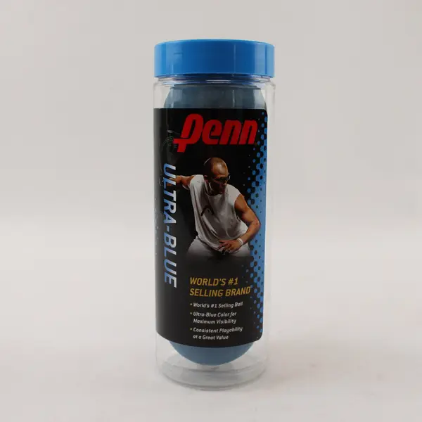 Penn Ultra-Blue Racquetballs Pack of 3 in Original Tube