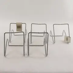 Lot of 5 TRIPAR Decorative Wire Display Easels for Plates Pictures Art