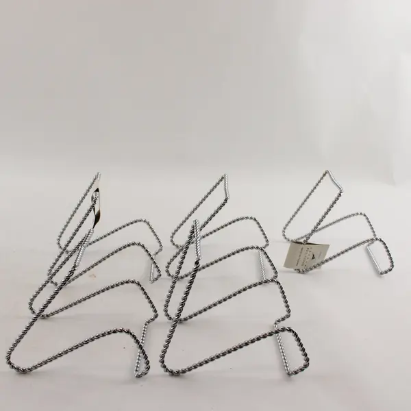 Lot of 5 TRIPAR Decorative Wire Display Easels for Plates Pictures Art