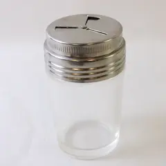 Glass Sugar/Pepper Flake Shaker Dispenser 4.75 Inch