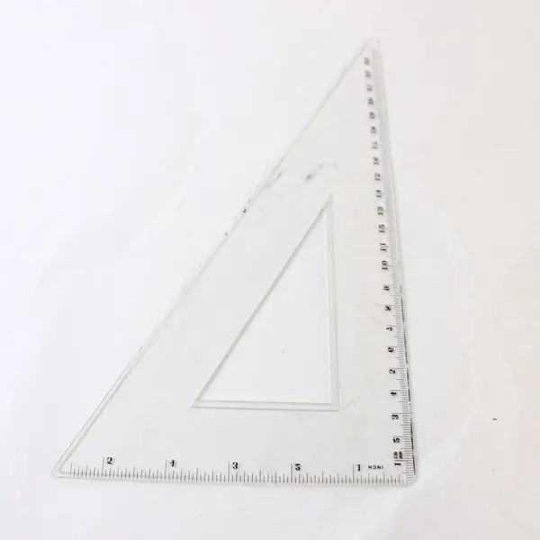 Lot of 3 Vintage Acrylic Drafting Triangles One K&E Keuffel & Esser