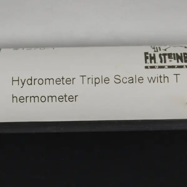 Lot of 3 Homebrew Accessories 2 Airlocks Hydrometer Thermometer