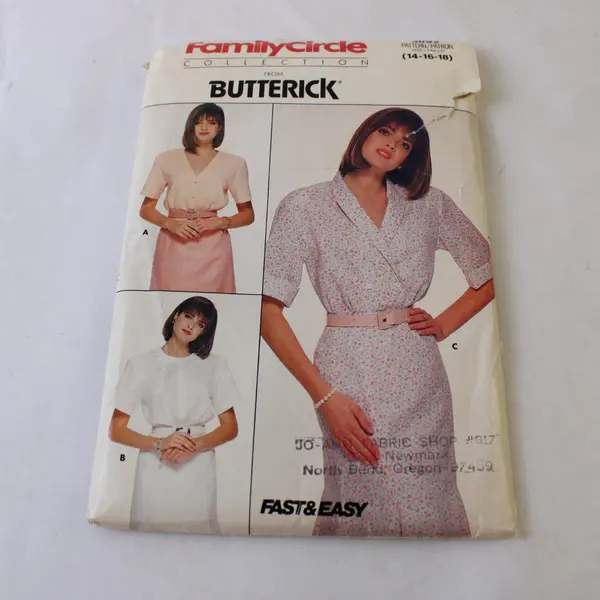 Lot of 3 Butterick Blouse Patterns 6023 3294 3692 14-18 One Size