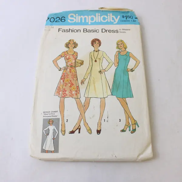 Lot of 3 Sewing Patterns Simplicity 7026 and 6613, McCall's Easy 3856