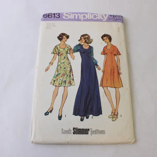 Lot of 3 Sewing Patterns Simplicity 7026 and 6613, McCall's Easy 3856
