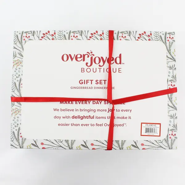 Overjoyed Boutique 4 Piece Gingerbread Cup And Saucer Set