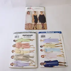 Lot of 3 Sewing Patterns Butterick 3222, 3146, and 5933