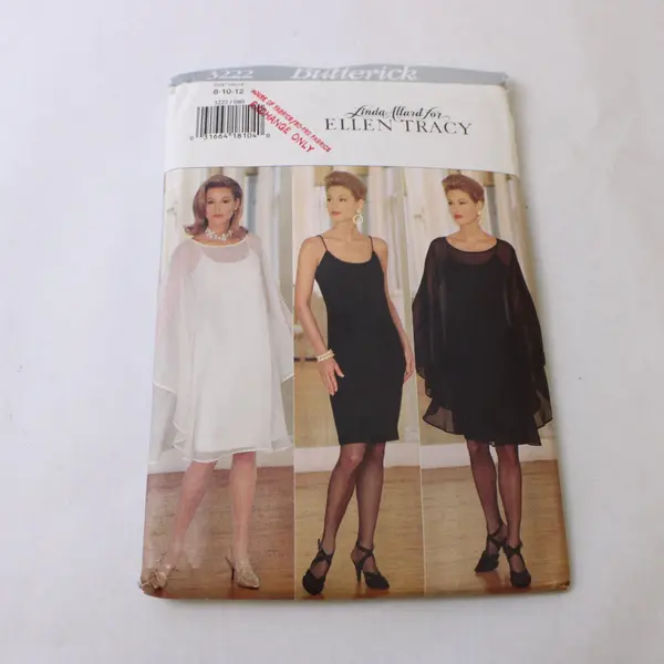 Lot of 3 Sewing Patterns Butterick 3222, 3146, and 5933