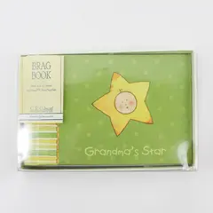 2007 CR Gibson Grandma's Star Brag Book Baby Photo Album Holds 20 4x6 Photos