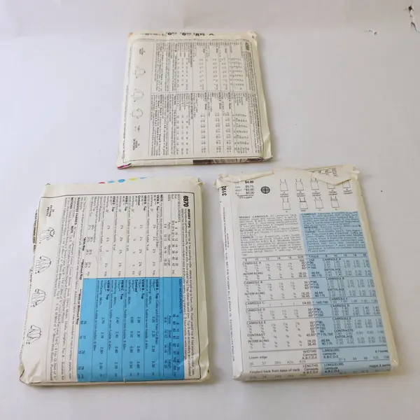 Lot of 3 McCall's 4086 6970 Butterick 3193 Sz 14 Medium Sewing Patterns