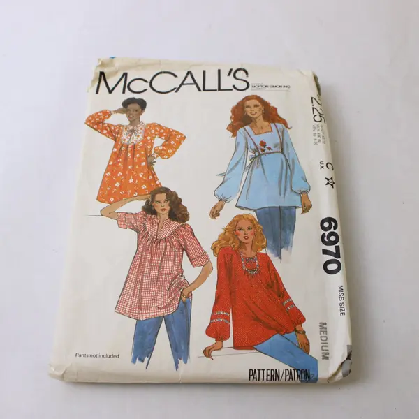 Lot of 3 McCall's 4086 6970 Butterick 3193 Sz 14 Medium Sewing Patterns