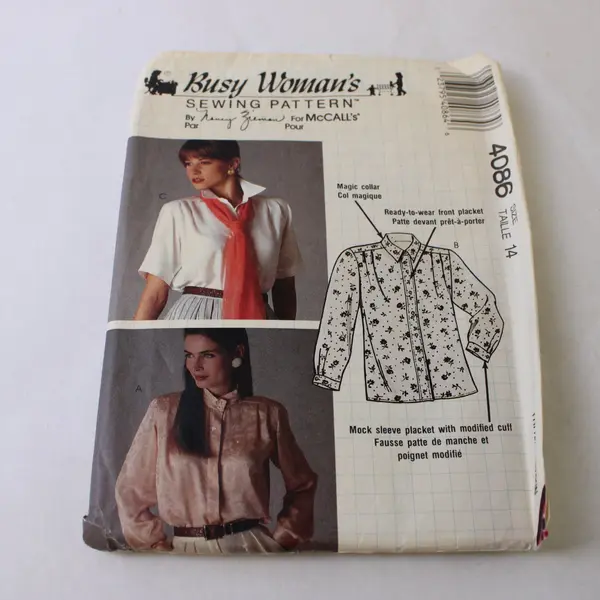 Lot of 3 McCall's 4086 6970 Butterick 3193 Sz 14 Medium Sewing Patterns