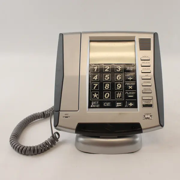Innovage Silver Gray LCD Touch Panel Speakerphone Caller ID Corded Phone