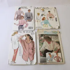 4 Sewing Patterns: Vogue 7893, McCall's 7330, New Look 6330, Simplicity 6648