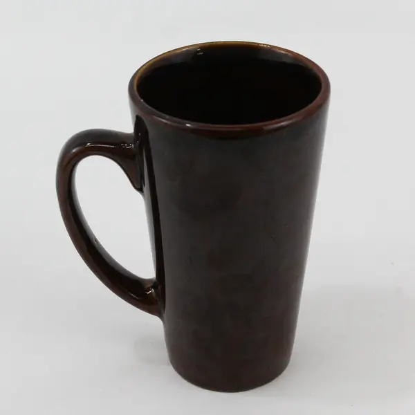 Today's Home Tall Brown Coffee Mug 5.75"