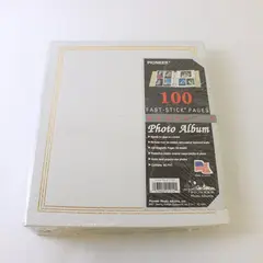 Vintage Pioneer 100 Fast-Stick Photo Album No PVC Photo Safe Made in USA