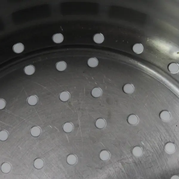 Stainless Steel Double Handle Steamer Insert For Sauce Pan 7" Base