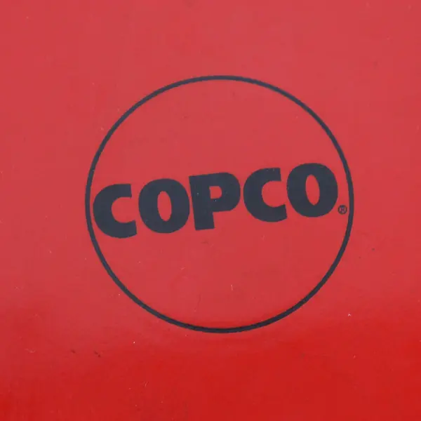 Large Red Copco Enamel Stock Pot With Glass Lid