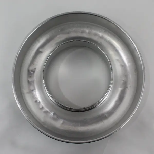 Vintage Aluminum Tube Cake Pan Ring Mold 12.5" x 2.5" Deep