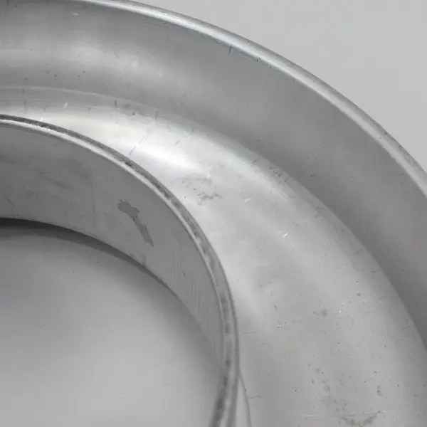 Vintage Aluminum Tube Cake Pan Ring Mold 12.5" x 2.5" Deep