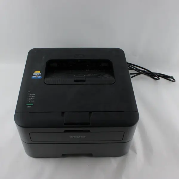 Brother HL-L2320D Monochrome Laser Printer Black Gray Auto Duplex Powers On