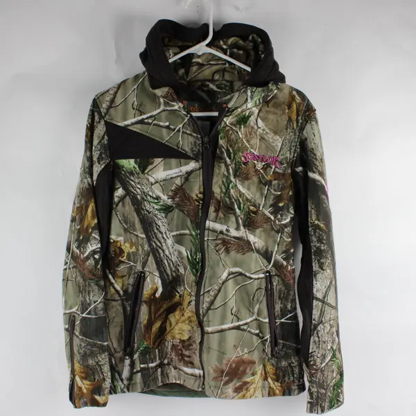 Scent-Lok Realtree Camo Long Sleeve Zip Up Sweatshirt Women's Size M