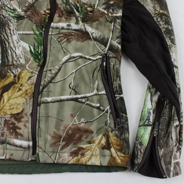 Scent-Lok Realtree Camo Long Sleeve Zip Up Sweatshirt Women's Size M