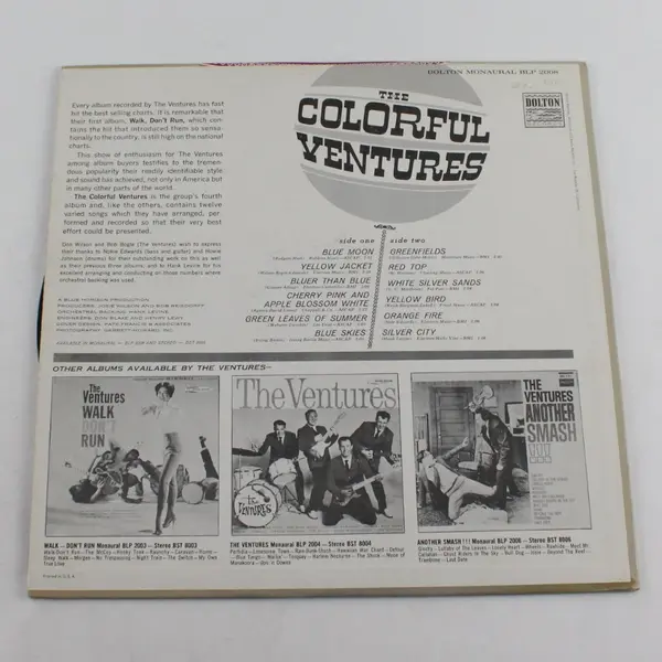 The Colorful Ventures 12" Vinyl Record