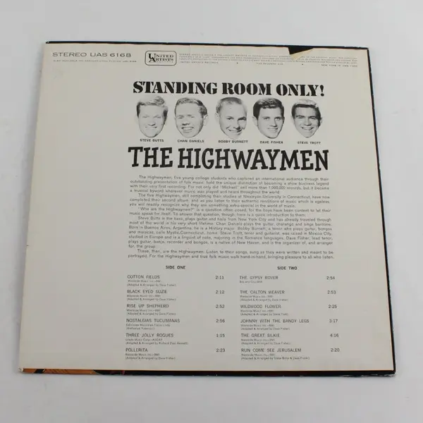 The Highwaymen – Standing Room Only! 12" Vinyl Record