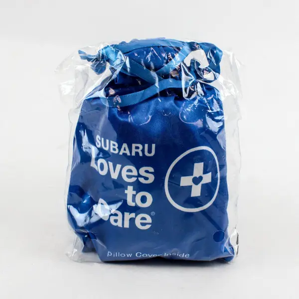 Sunscope Subaru Loves to Care Blue Pillow Case New