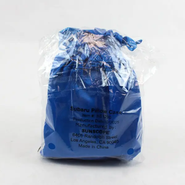 Sunscope Subaru Loves to Care Blue Pillow Case New
