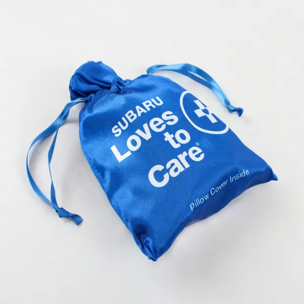 Sunscope Subaru Loves to Care Blue Pillow Case New