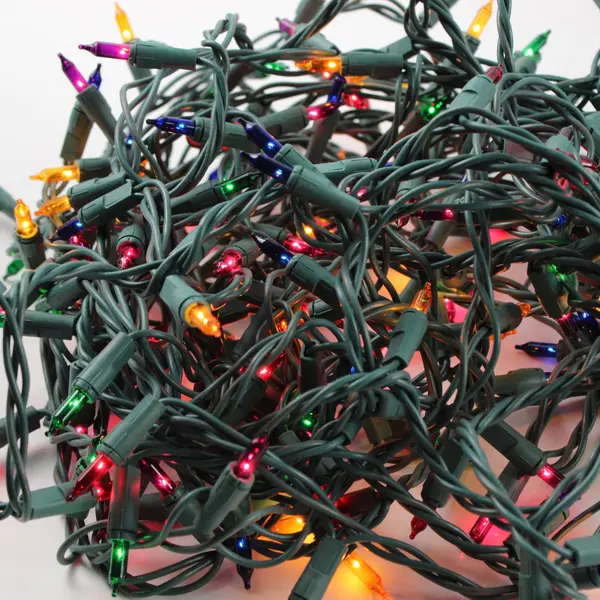 Lot of 4 Multicolor Incandescent Christmas Lights 114 ft+ Total TESTED