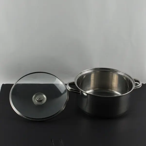 Innova Classicor 18/10 Stainless Induction Stockpot w/ Glass Lid 6 Qt