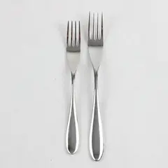 Set of 2 Robert Welch Deta Stainless Steel Salad Fork and Dining Fork 