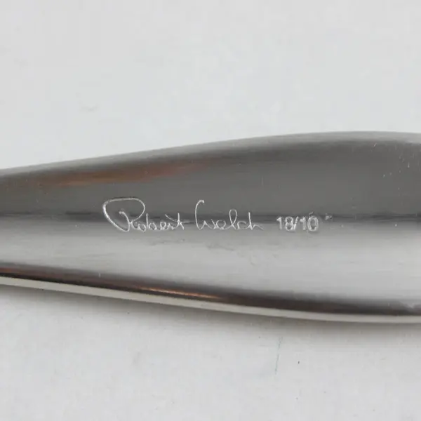 Set of 2 Robert Welch Deta Stainless Steel Salad Fork and Dining Fork 
