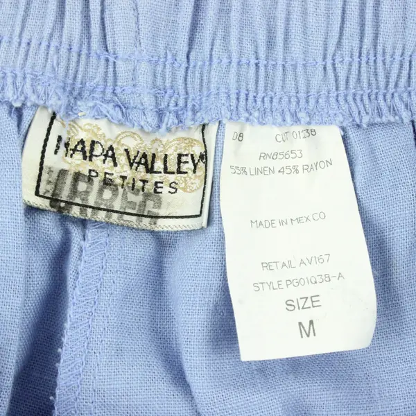 Napa Valley Power Blue Tapered-Leg Pants Women's Petite Medium